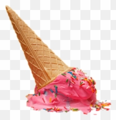 Icecream Clipart Melted Transparent Free - Melted Cream Png