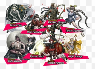 Another 8 Danganronpa V3 Character - All Ultimates png