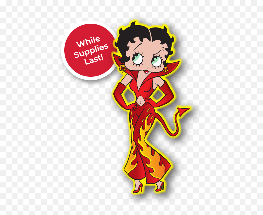 Lilu0027 Devil Betty Boop - Betty Boop Transparent Cartoon Betty Boop Red Devil Cartoon Png,Betty Boop Png