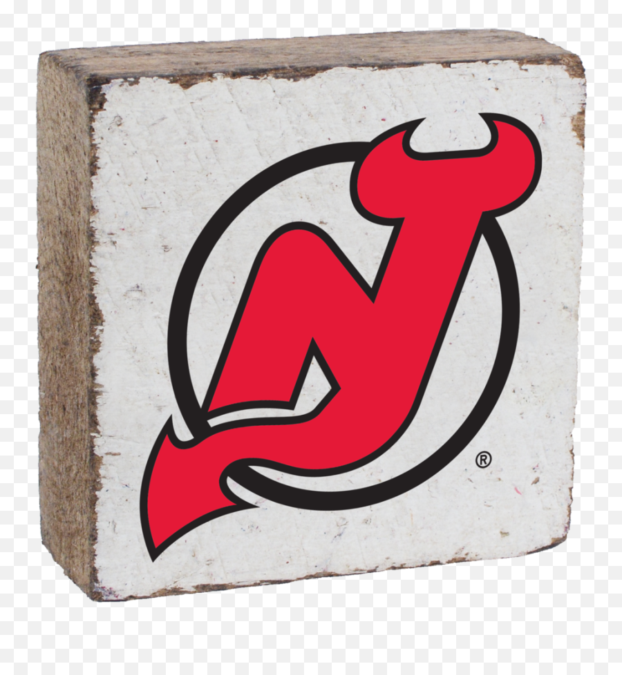 New Jersey Devils Rustic Block - New Jersey Devils Logo Png,New Jersey Devils Logo Png