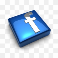 3d Facebook Icon - Logo Png