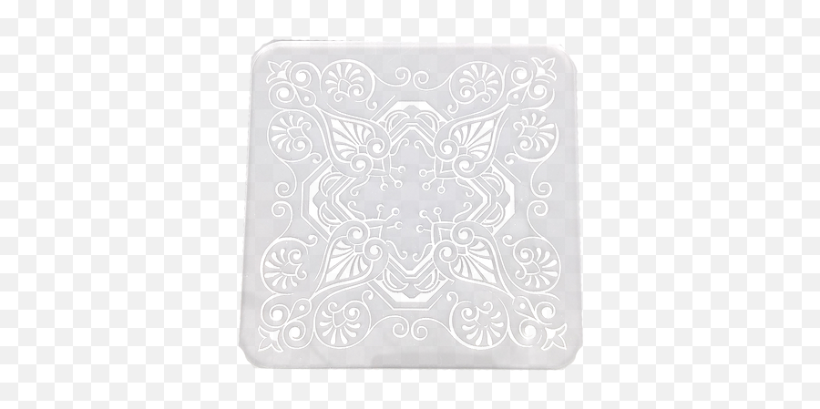 Lace Doily Pattern Coasters - Motif Png,Doily Png