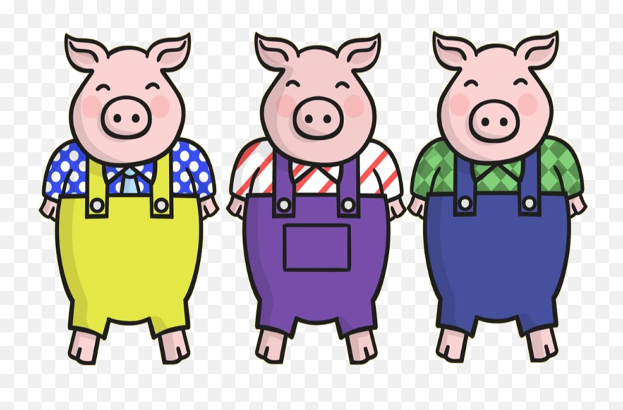 Three Little Pigs Twinkl Clipart - Three Little Pigs Clipsrt Png,Pigs Png