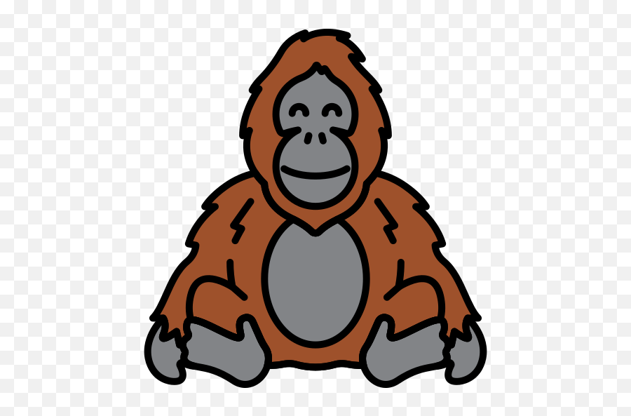 Orangutan - Clip Art Png,Orangutan Png