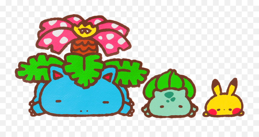 Pokemon Pokèmon Pikachu Bulbasaur Ivysaur Pokemonsticke - Kanahei Pokemon Png,Bulbasaur Transparent
