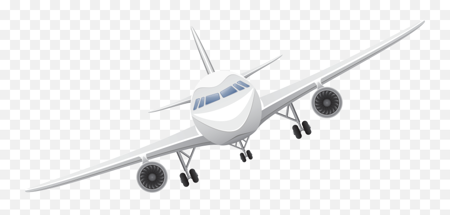 Airplane Clipart Transparent - Transparent Background Plane Clipart Png,Airplane Emoji Png