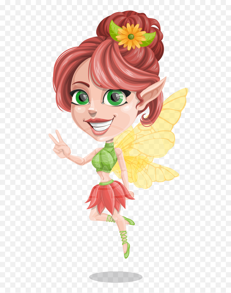 Download Hd Clipart Freeuse Female Cartoon Character Frida - Fairy Coffee Cartoon Png,Puppet Png