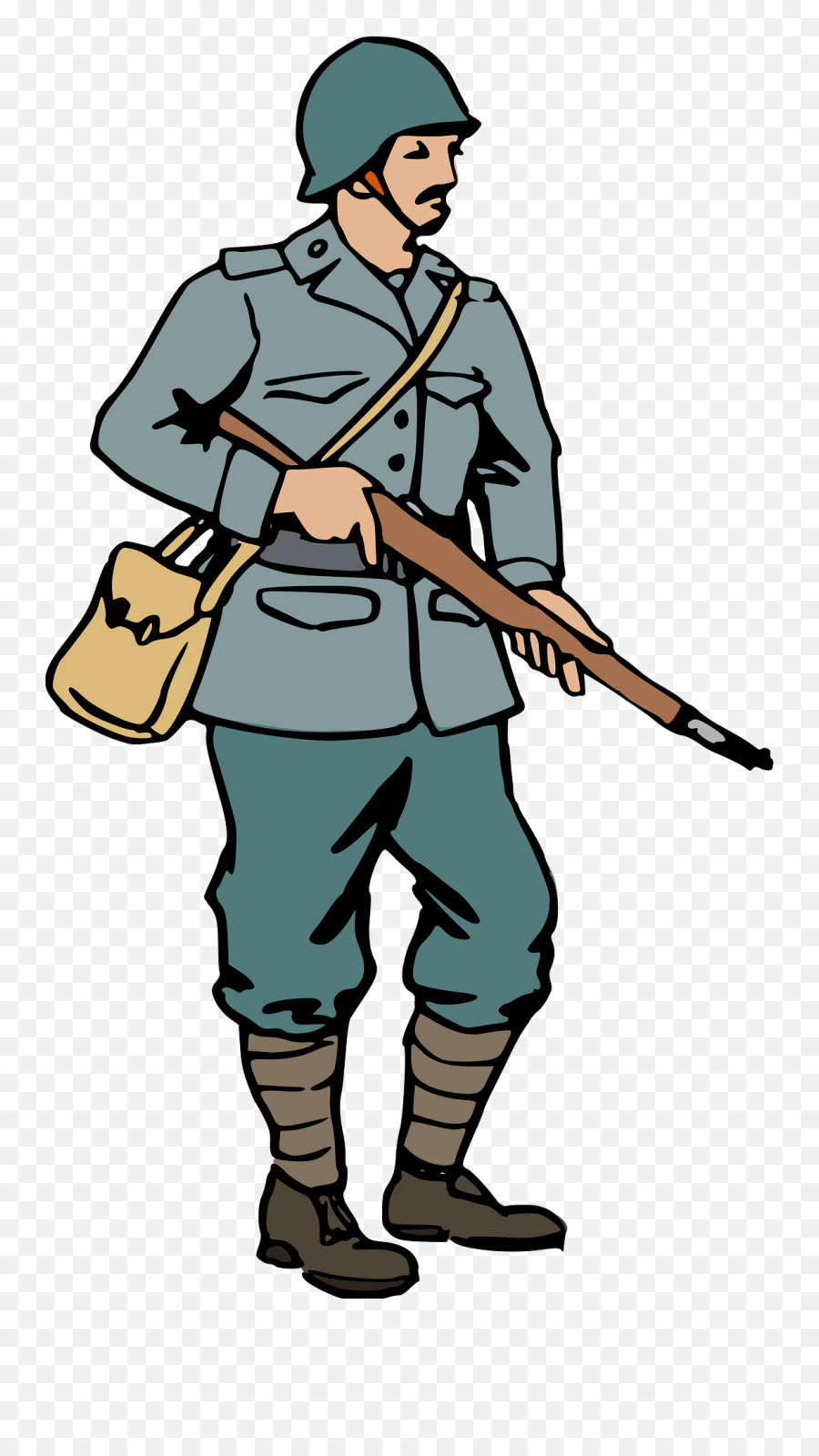Italian Soldier Clip Art - Vector Clip Art World War 2 Soldiers Cartoon Png,Soldier Png