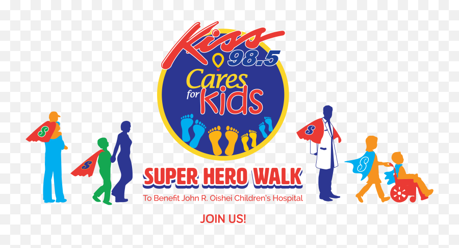 Kiss Cares For Kids Super Hero Event 2018 - Banner Png,Super Hero Logo
