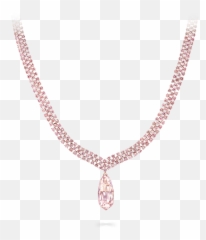 Download Hd Pink Diamond Necklace 57 94 Cts Graff In - png
