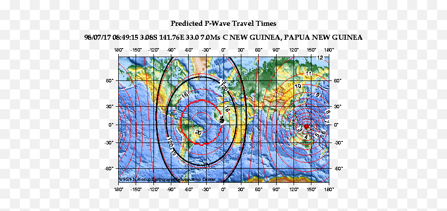 Papua New Guinea - The Earthquake And Tsunami Of 17 July World Map Of Earthquakes Png,July Png