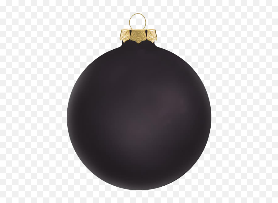 Single Black Christmas Ball Png Transparent Image Mart - Christmas Ornament,Christmas Ball Png