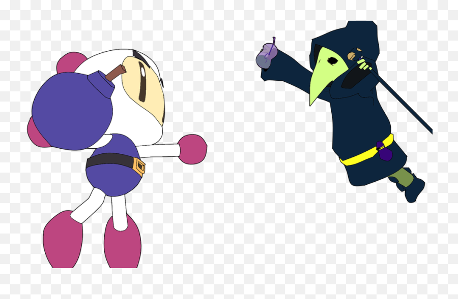 Png Bomberman Vs Plague Knight - Clip Art,Knight Transparent Background