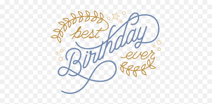 Ornament Birthday Congrats Lettering - Calligraphy Png,Congrats Png