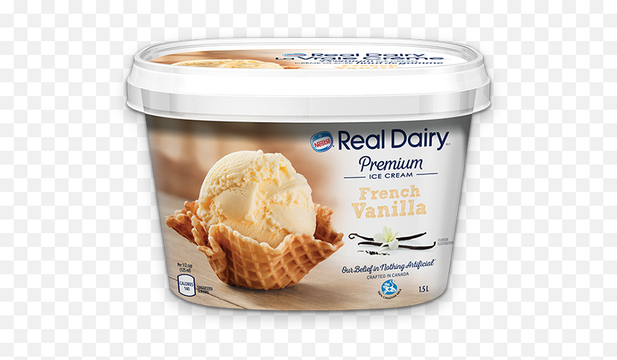 Real Dairy French Vanilla Madewithnestleca - Real Dairy French Vanilla Ice Cream Png,Vanilla Ice Cream Png