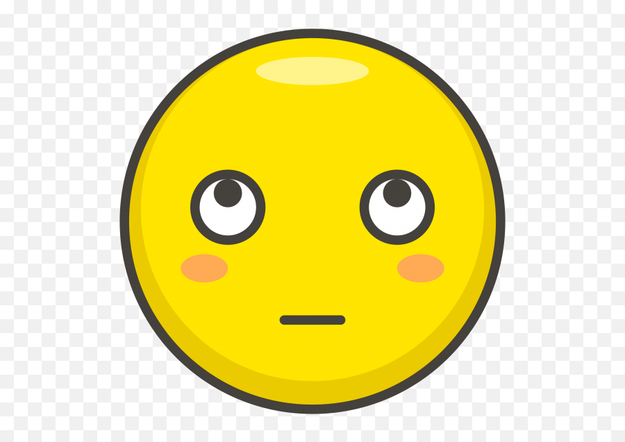 Download Hd Face With Rolling Eyes Emoji - Zak Designs 6187 Smiley Png,X Emoji Png