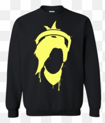 Overwatch Mercy Icon Spray Crewneck Pullover Sweatshirt 8 Oz - Dark Souls Ugly Christmas Sweater png