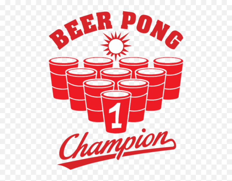 Beer Pong Png 8 Image - Beer Pong Champion Logo,Beer Pong Png