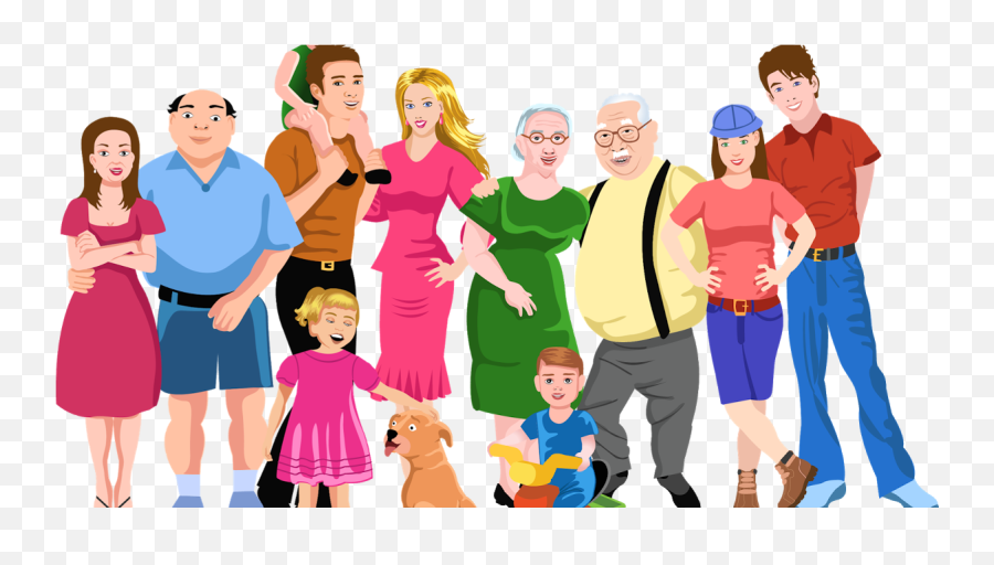 Png Download - Imagenes De Familia Extendida,Familia Png