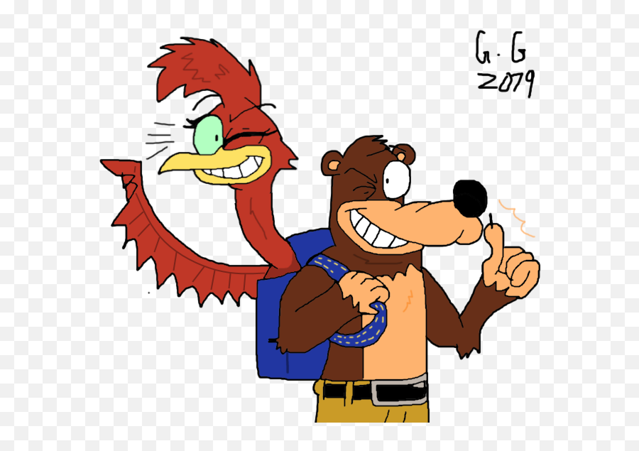 Wlanman Productions - Fictional Character Png,Banjo Kazooie Png