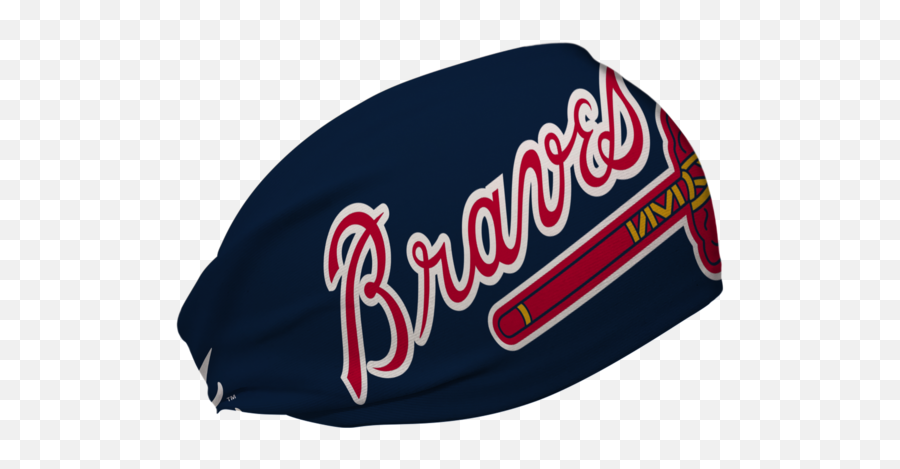 Braves Wordmark Navy Cooling Headband - Language Png,Braves Logo Png