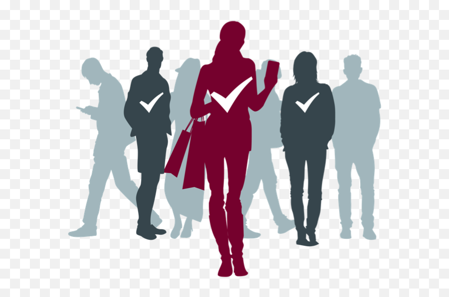 Keep Up With The Evolving Consumer By Using Data Oracle - Sharing Png,Audience Silhouette Png