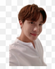 Jhope White Bts Jhopeaesthetic Sticker By Broz - Jhope Selfie png