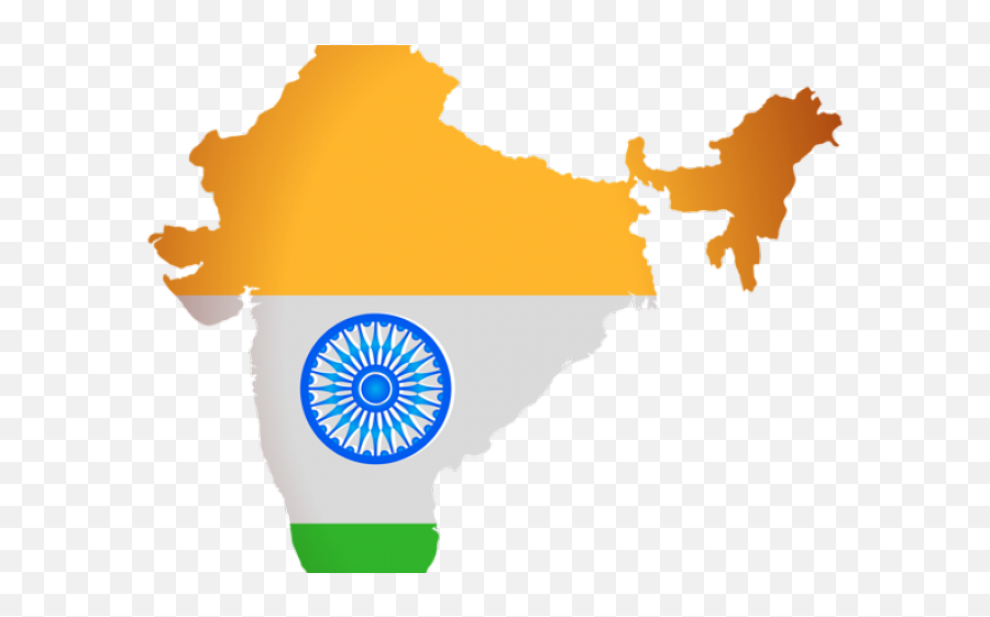 India Flag Clipart Png - Himachal Pradesh On Map,India Flag Png