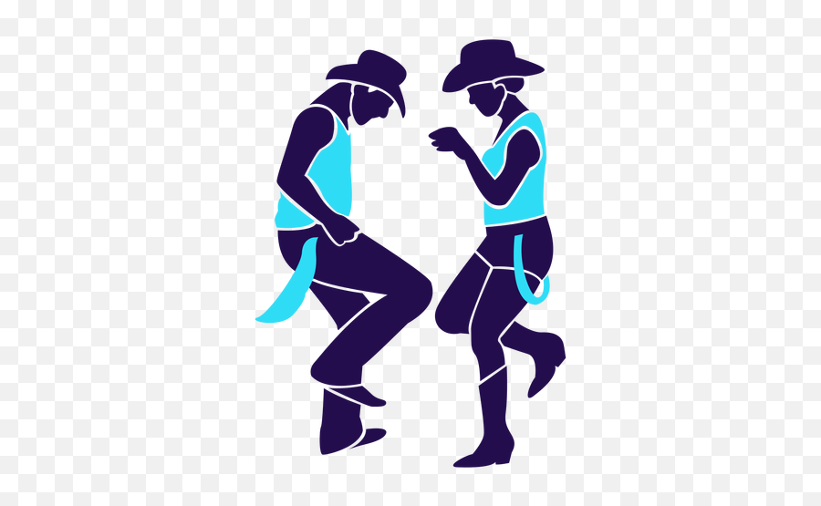 Dance Pose Country Duo Silhouette - Transparent Png U0026 Svg Dance,Dance Transparent
