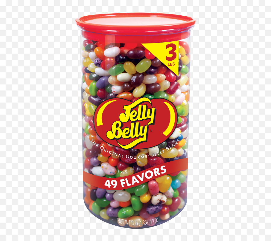 Jelly Belly 3 - Pound Canister 49 Assorted Jelly Bean Flavors Jelly Belly Png,Jelly Belly Logo
