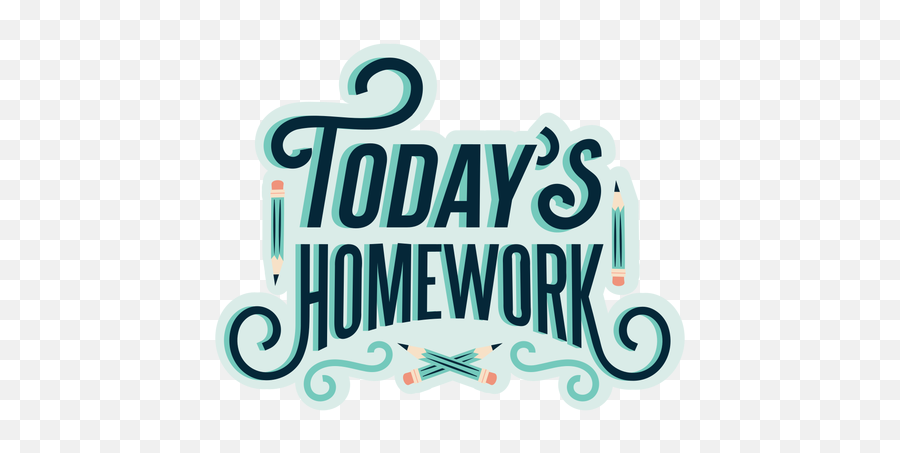 Transparent Png Svg Vector File - Homework Sticker,Homework Transparent