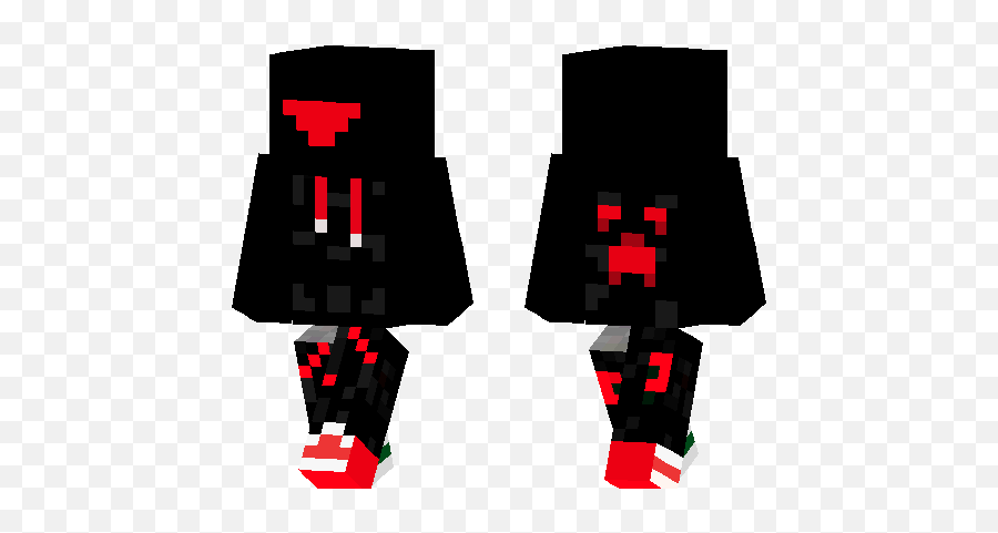 Dark Creeper Minecraft Pe Skins - Fictional Character Png,Creeper Face Png