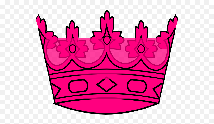 Pink Crown Clip Art - Magenta Crown Png,Crown Cartoon Png.