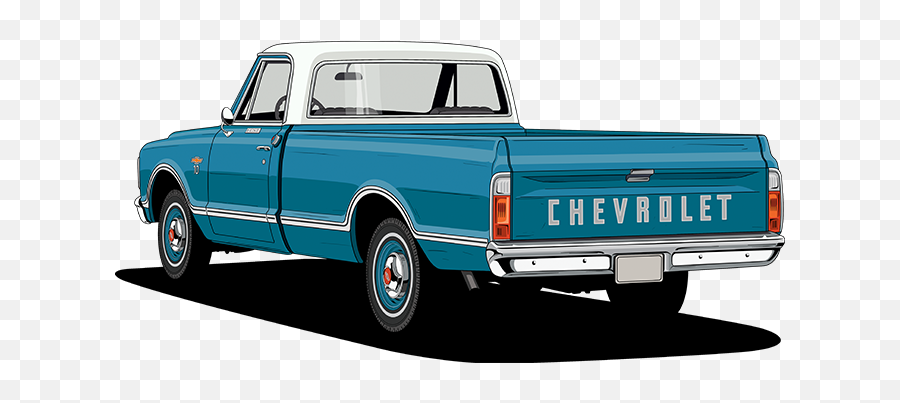 100 Year History - 1967 Chevy Truck Back Png,Icon Chevy Truck