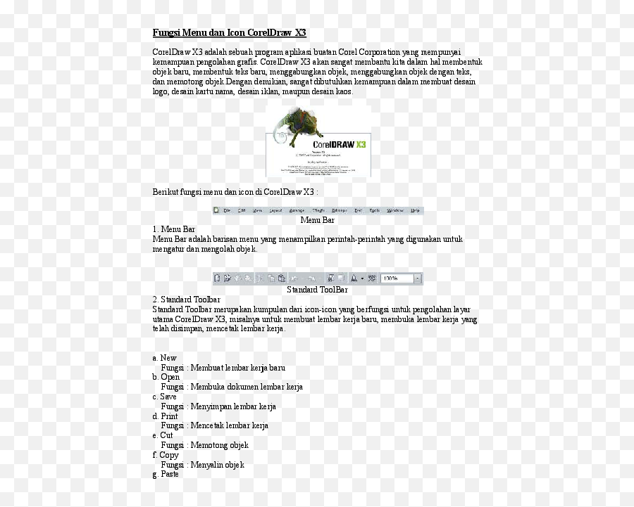 Makalah Tentang Corel Drawdoc - Language Png,Fungsi Icon Corel Draw X5