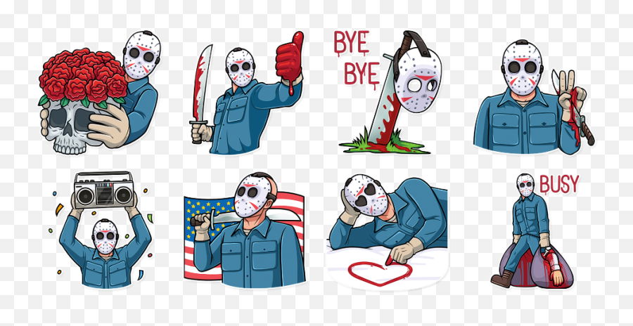 Jason Voorhees - Jason Sticker Png,Suicide Squad Joker Icon