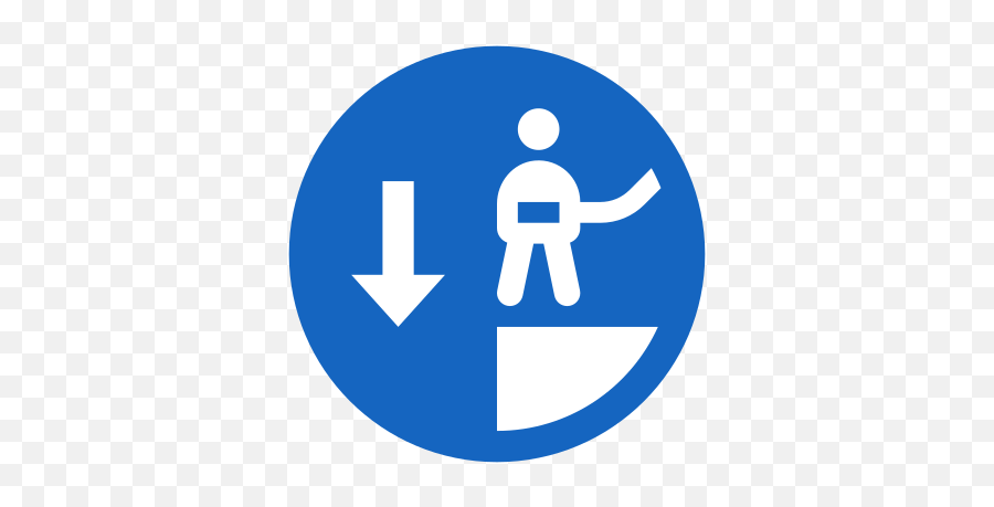 Working - Working At Height Icon,Whatsapp Blue Icon Free Download Transparent PNG
