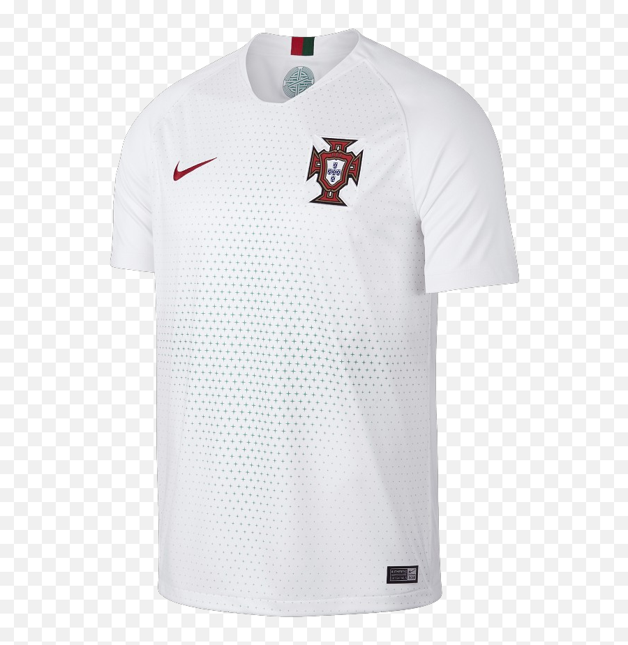 Portugal Away White Soccer Jersey - Portugal National Football Team Png,Soccer Jersey Png
