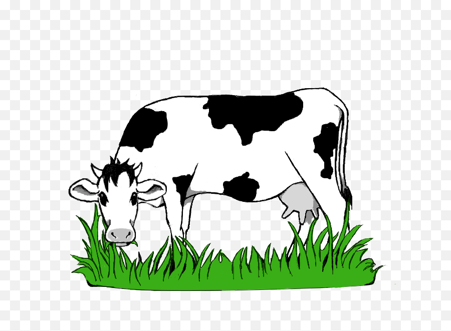 Grass Png Clipart - Black And White Stock Collection Of Cow Eating Grass Cartoon,Grass Clipart Transparent
