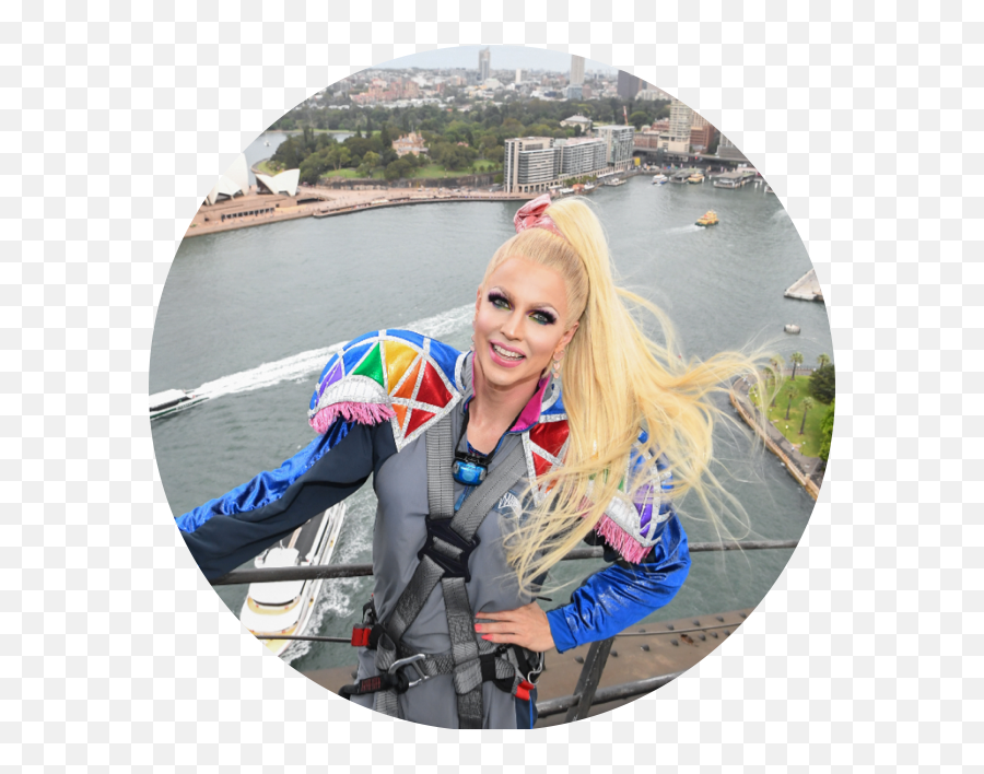 Our Bridge To Better - Courtney Act Mardi Gras 2020 Png,Sydney Harbour Bridge Australian Icon