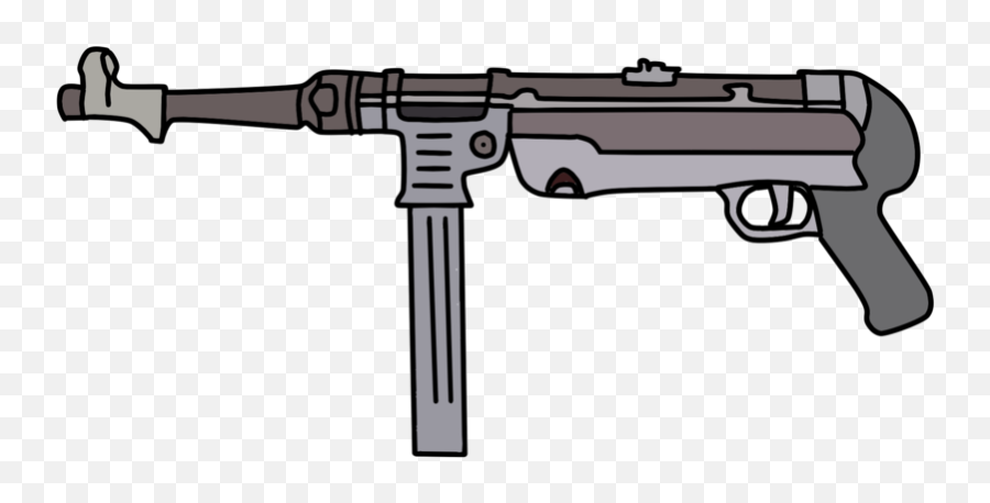 Pistol Clipart Comic - Transparent Cartoon Gun Png,Cartoon Gun Png