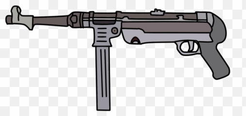 Pistol Clipart Comic - Transparent Cartoon Gun Png,Cartoon Gun Png