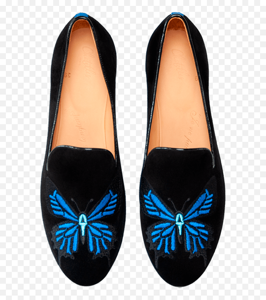 Matteo Blue Butterfly - Ballet Flat Png,Blue Butterflies Png