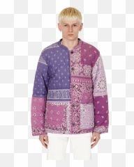 Gauze Bandana Patchwork Quilt Samu Work Jacket Png