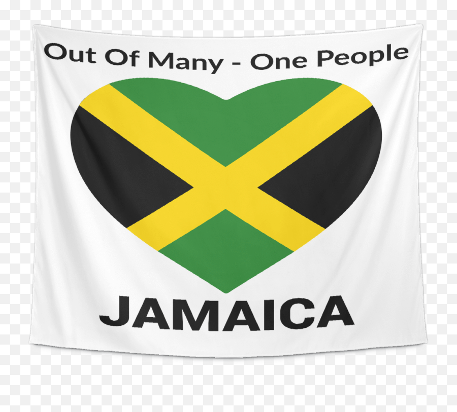 Jamaica Out Of Many - One People Tapestries Png,Jamaica Flag Png