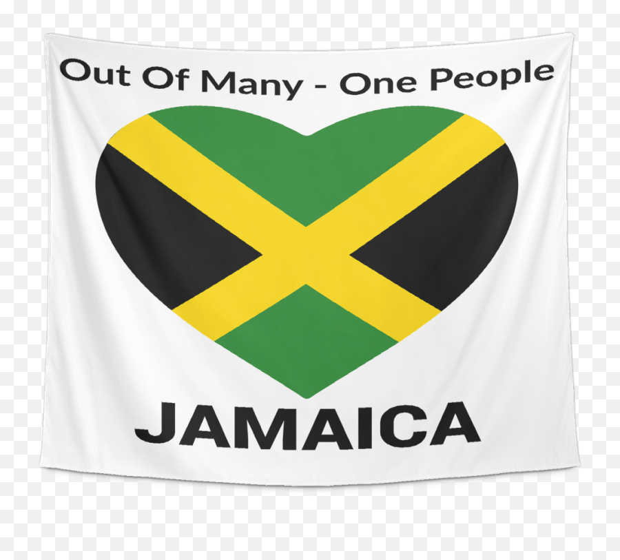 Jamaica Out Of Many - One People Tapestries Png,Jamaica Flag Png - free ...