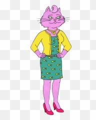 Compare U0027bojack Horsemanu0027 - Bojack Cat Lady png