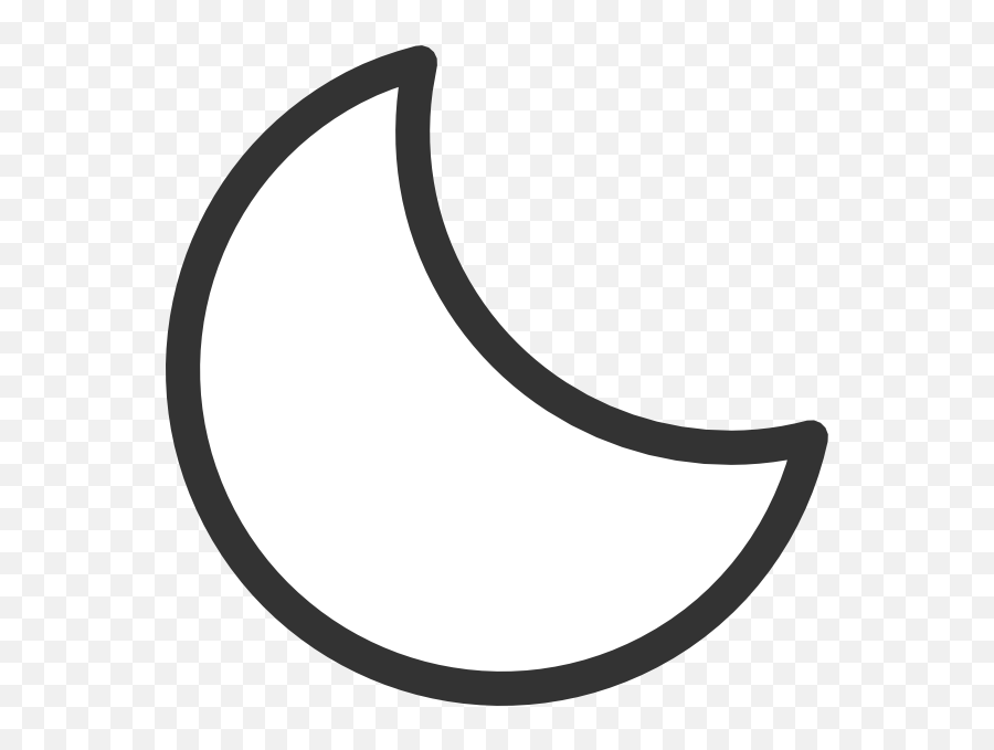 Free Moon Clip Art Pictures - Clipartix Half Moon Clipart Black And White Png,Full Moon Transparent Background