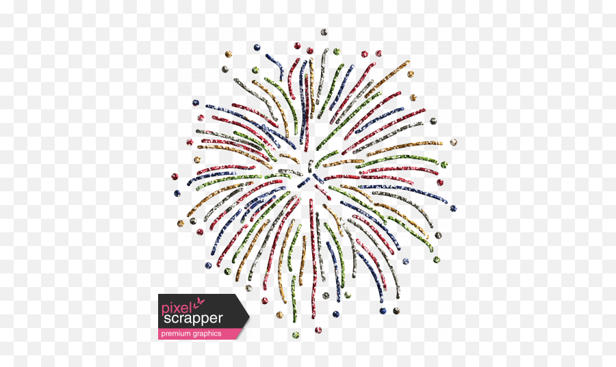 Independence - Colorful Fireworks Graphic By Janet Scott Pastel Polka Dot Png,Gold Fireworks Png