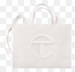 Pre - Owned Telfar Medium Shopping Bag u0027Whiteu0027 GOAT Stylish png